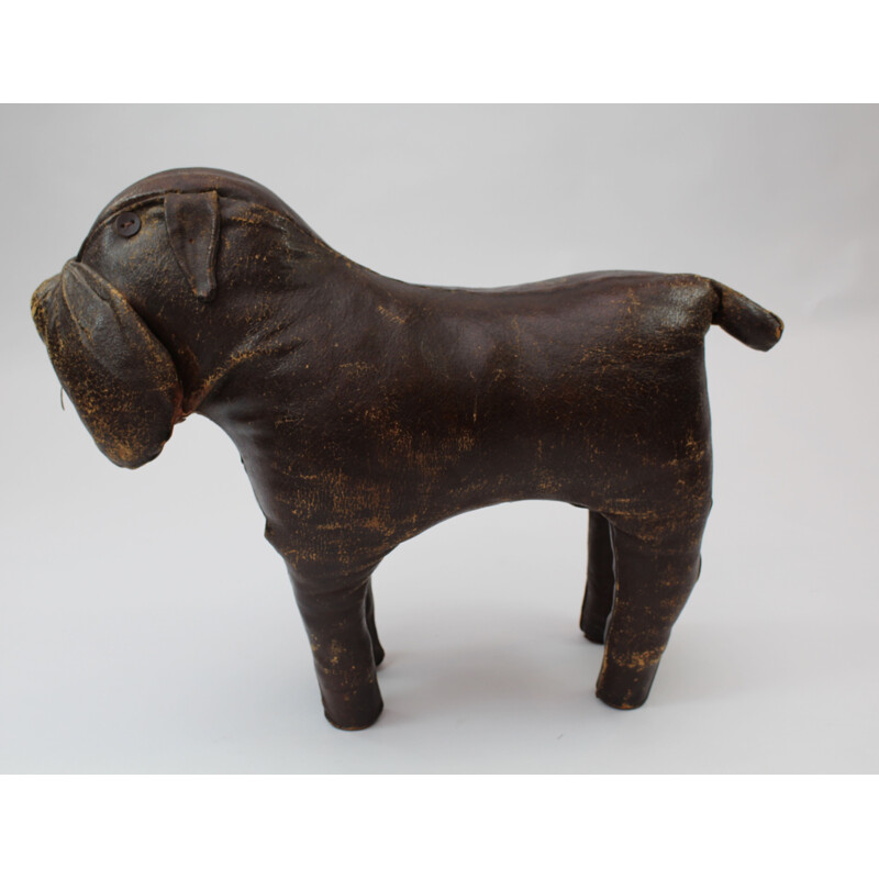 Vintage dog sculpture by Dimitri Omersa 1960s