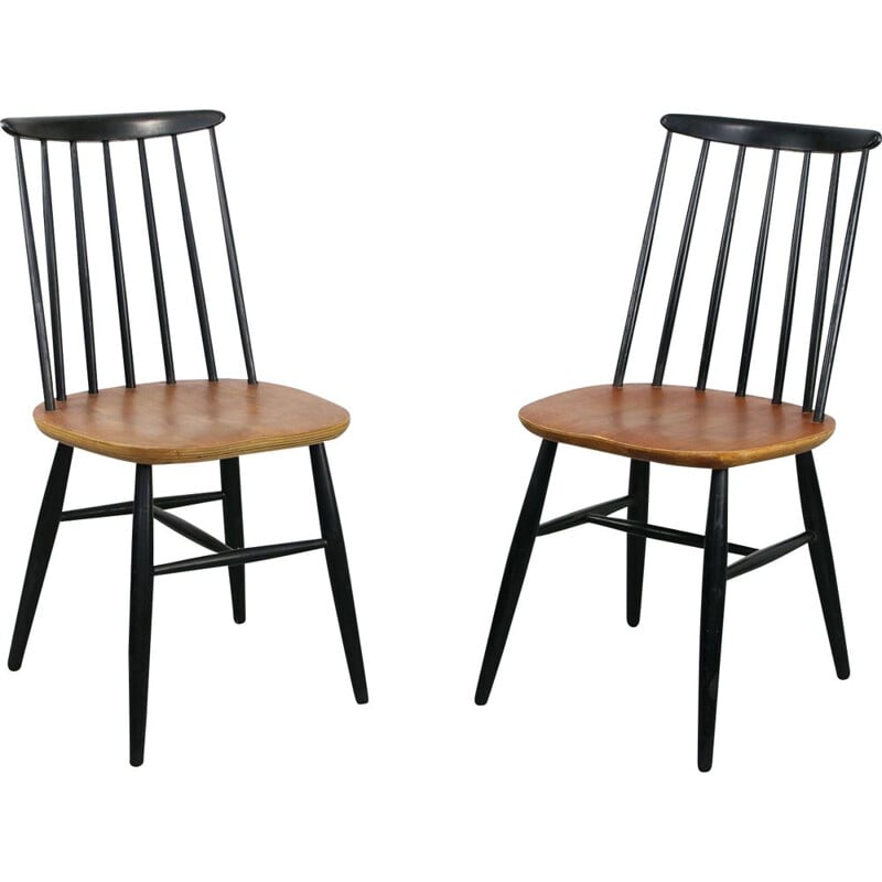 Pair of vintage chairs, Fanett style