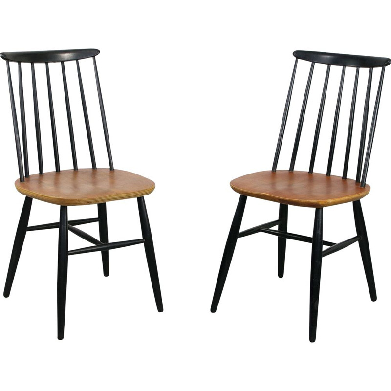 Pair of vintage chairs, Fanett style