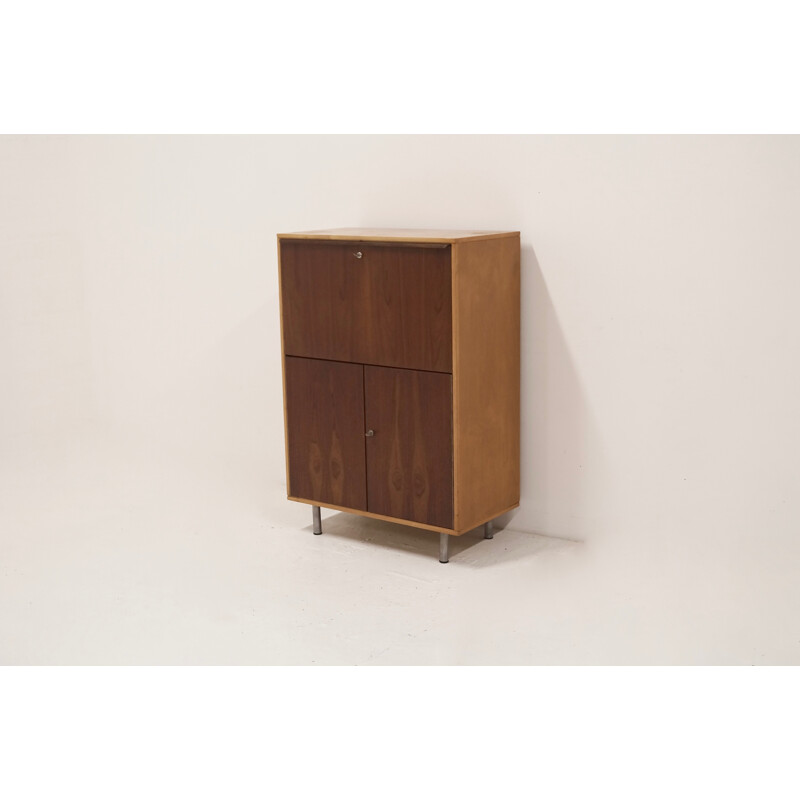 Pastoe secretary desk in birch wood, Cees BRAAKMAN - 1950s