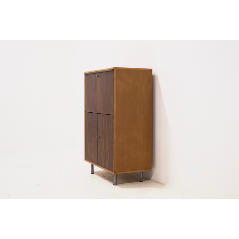 Pastoe secretary desk in birch wood, Cees BRAAKMAN - 1950s