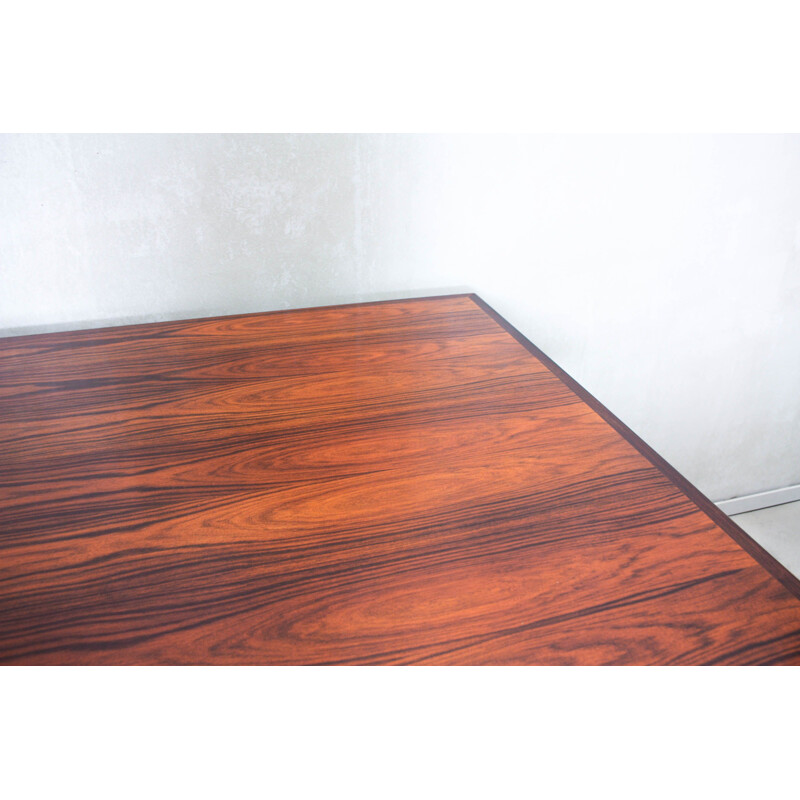 Vintage large rosewood executive desk by Arne Vodder for Sibast 1960