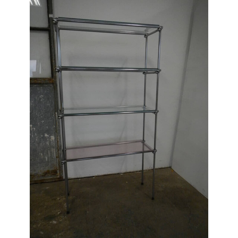 Vintage chrome plated display shelf