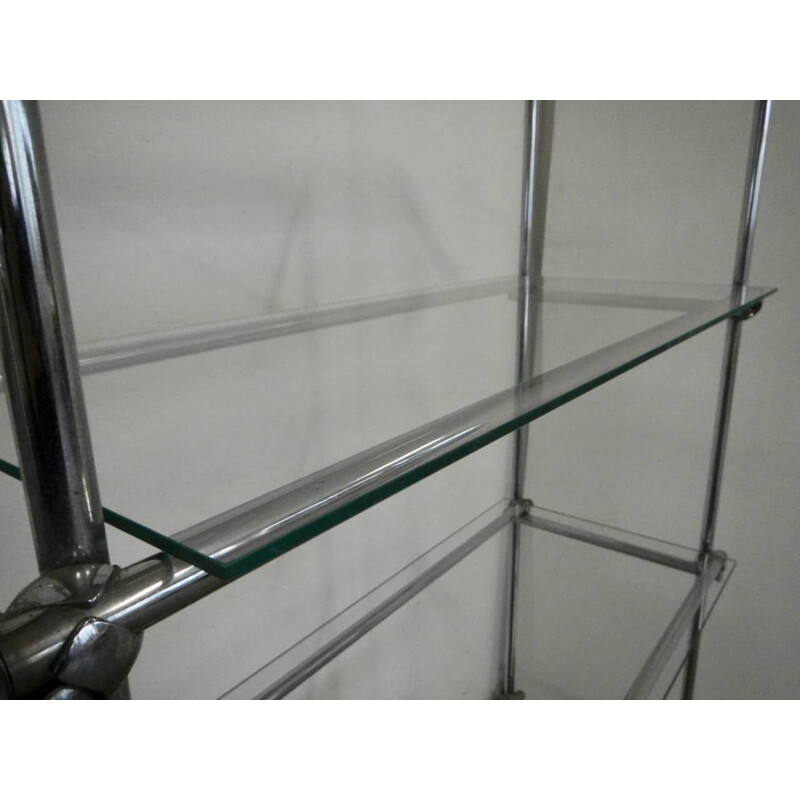 Vintage chrome plated display shelf