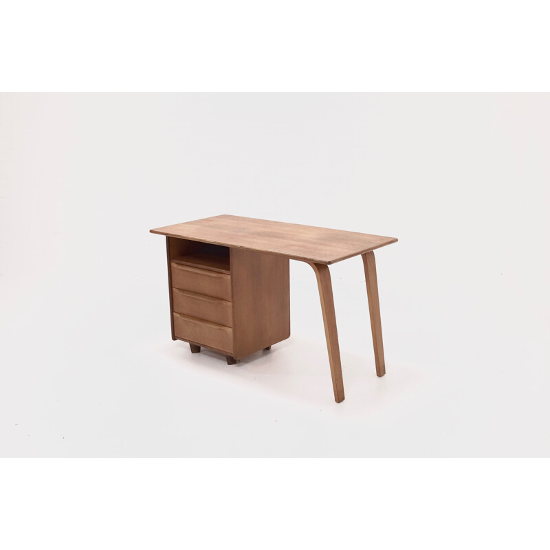 Pastoe desk in oak wood, Cees BRAAKMAN - 1953