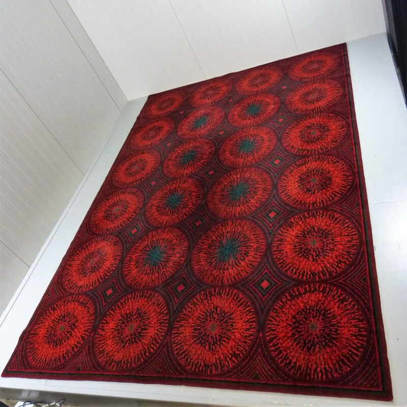 Vintage large rug rectangular from Bayer Germany 1960s