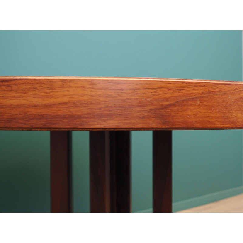 Vintage rosewood table by Hans Bech 1970s