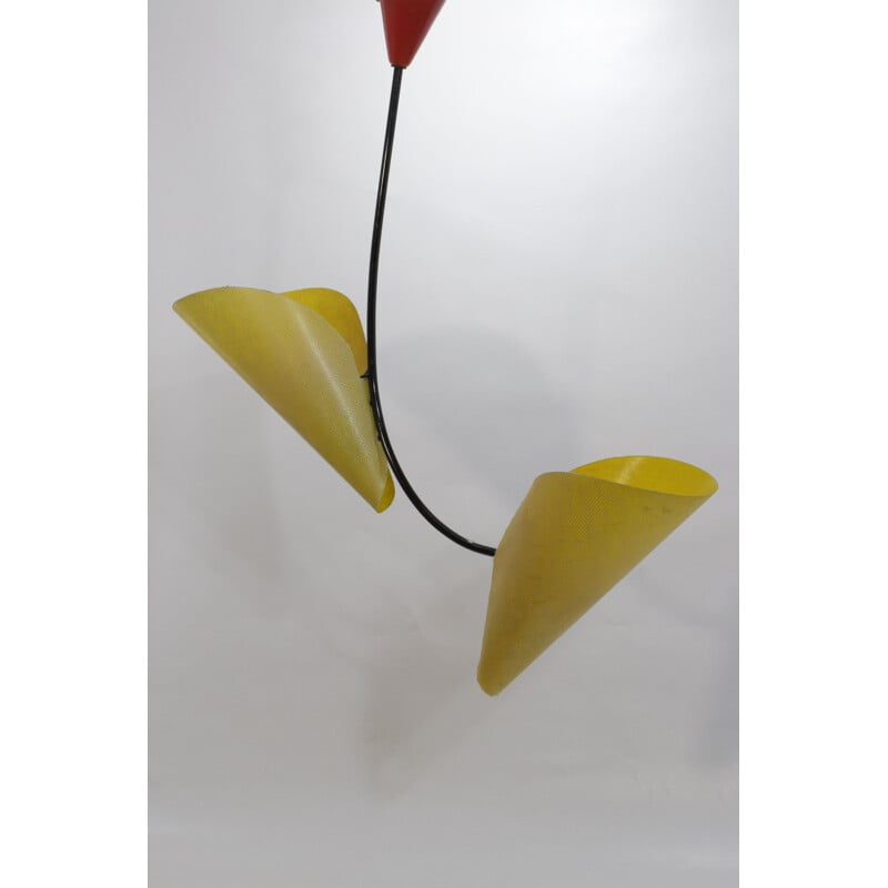 Vintage chandelier by Josef Hurka for Czech Napako 1960s