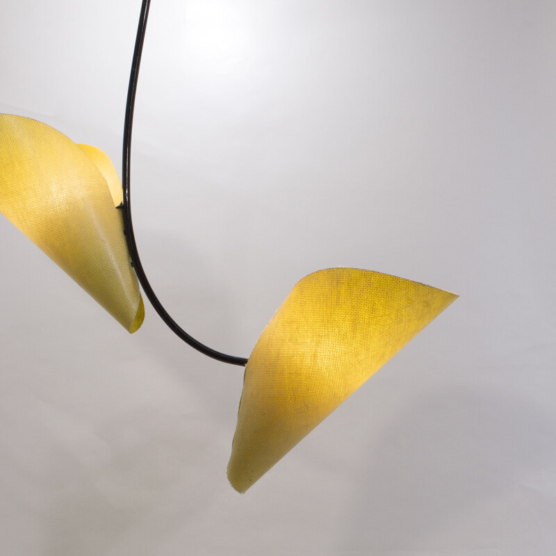 Vintage chandelier by Josef Hurka for Czech Napako 1960s