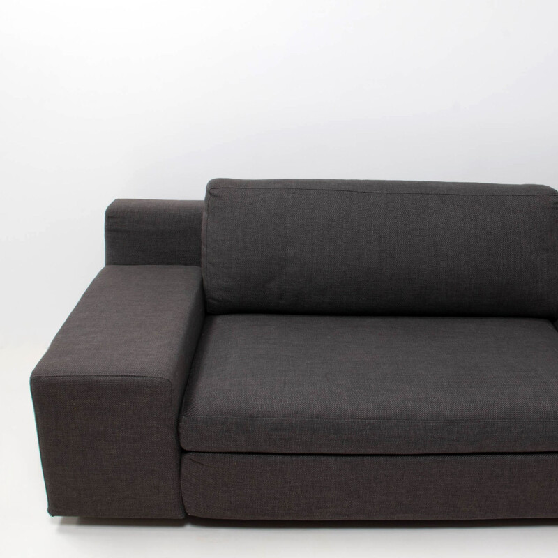 Vintage sofa in grey fabric by Philippe Starck for Cassina 