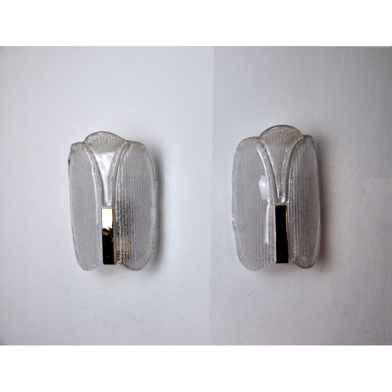 Pair of vintage sconces Austria 1970s