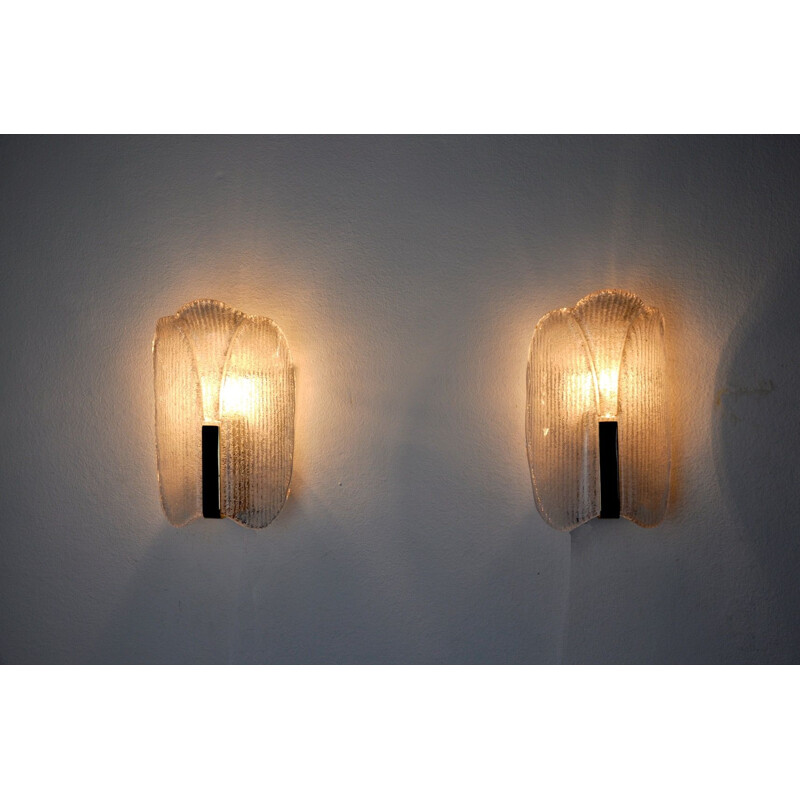 Pair of vintage sconces Austria 1970s