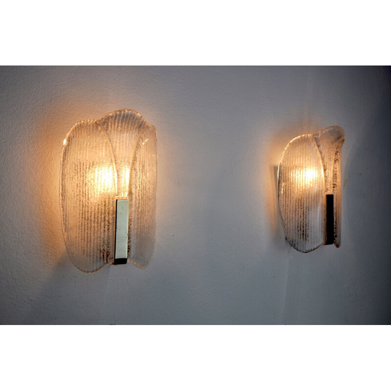 Pair of vintage sconces Austria 1970s