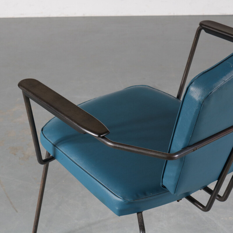 Fauteuil vintage par Rudolf Wolf pour Elsrijk Pays-Bas 1950