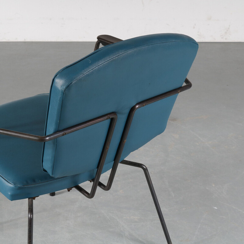 Fauteuil vintage par Rudolf Wolf pour Elsrijk Pays-Bas 1950