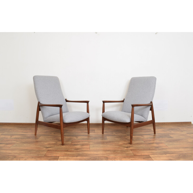 Sillones vintage de Edmund Homa Polonia 1960