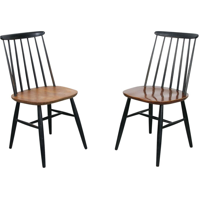 Paire de chaises vintage scandinave