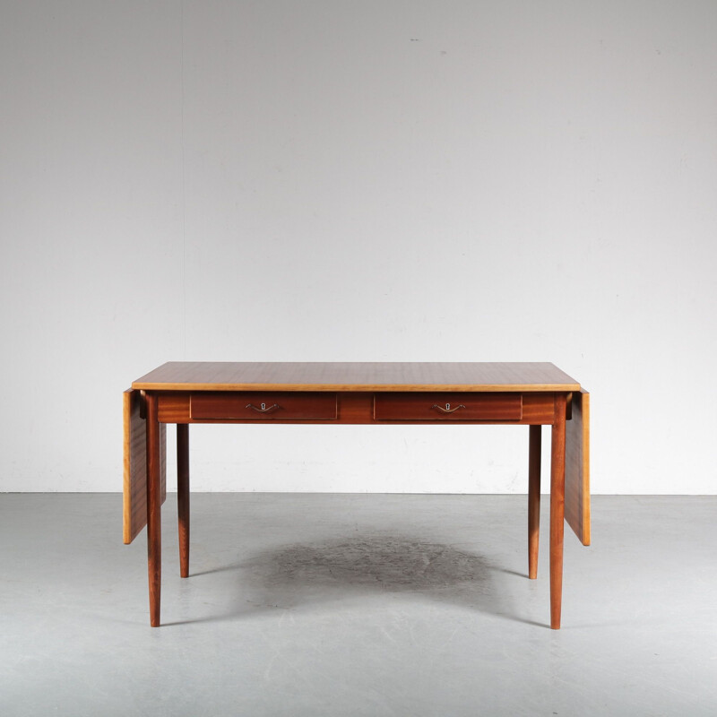 Vintage desk by Nils Jonsson for Troeds Sweden 1950s