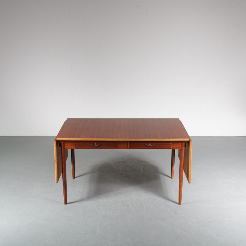 Vintage desk by Nils Jonsson for Troeds Sweden 1950s