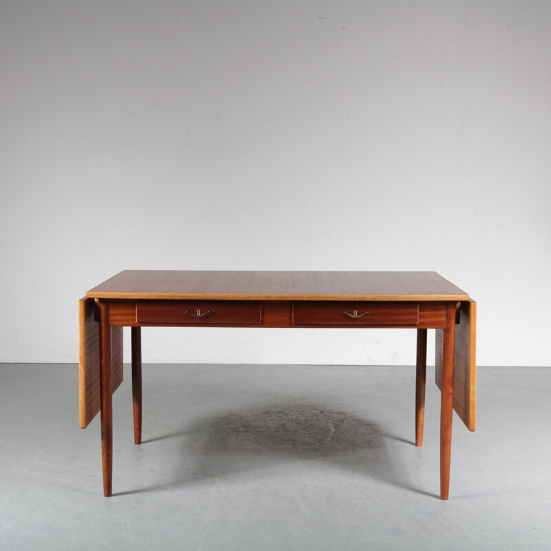 Vintage desk by Nils Jonsson for Troeds Sweden 1950s