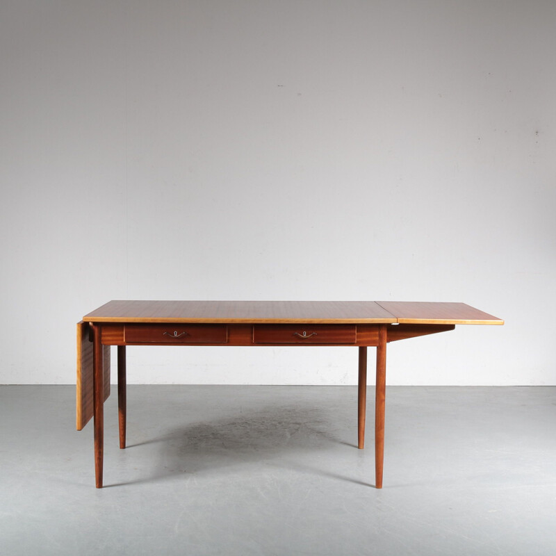 Vintage desk by Nils Jonsson for Troeds Sweden 1950s