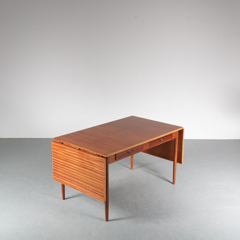 Vintage desk by Nils Jonsson for Troeds Sweden 1950s