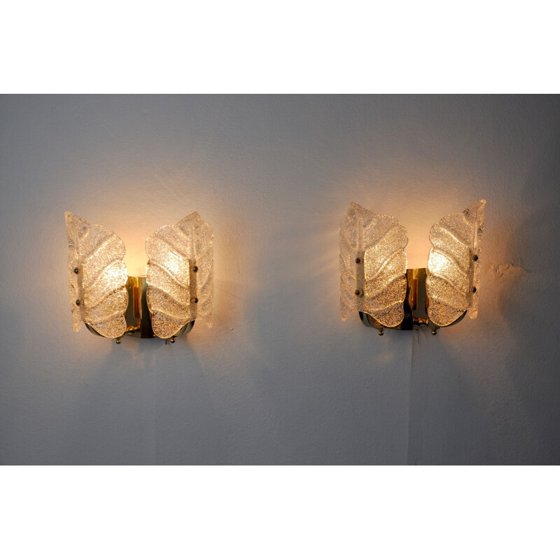 Pair of vintage sconces by Carl Fagerlund Austria 1970s