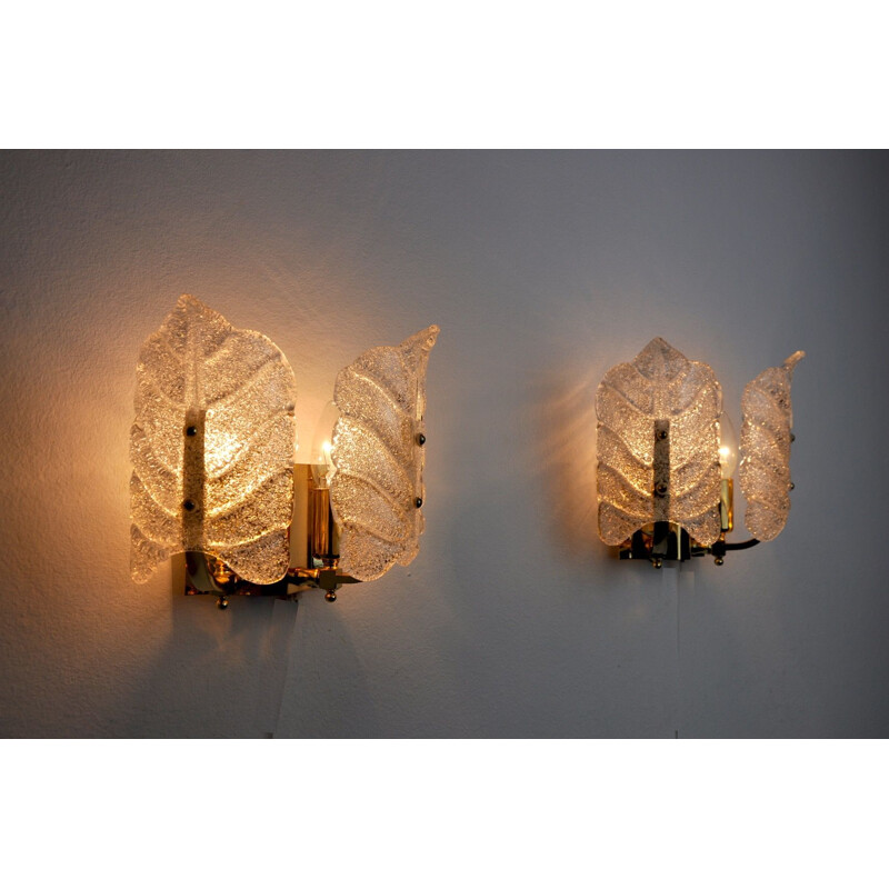 Pair of vintage sconces by Carl Fagerlund Austria 1970s