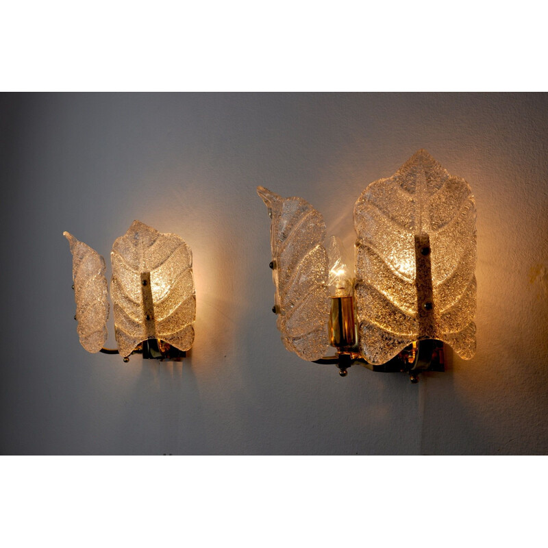 Pair of vintage sconces by Carl Fagerlund Austria 1970s