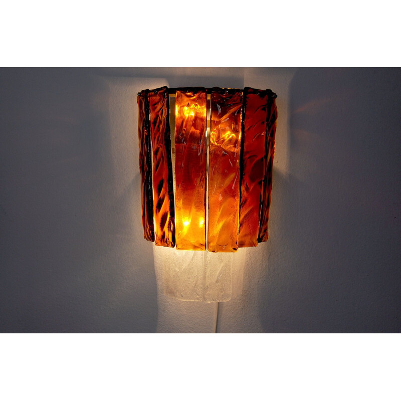 Vintage wall lamp Poliarte Italy 1970s