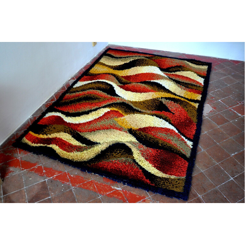 Vintage wool Desso rug Holland 1970s