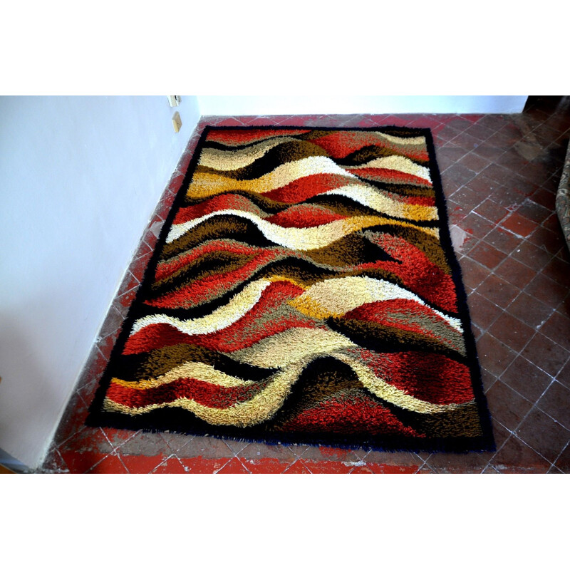Vintage wool Desso rug Holland 1970s