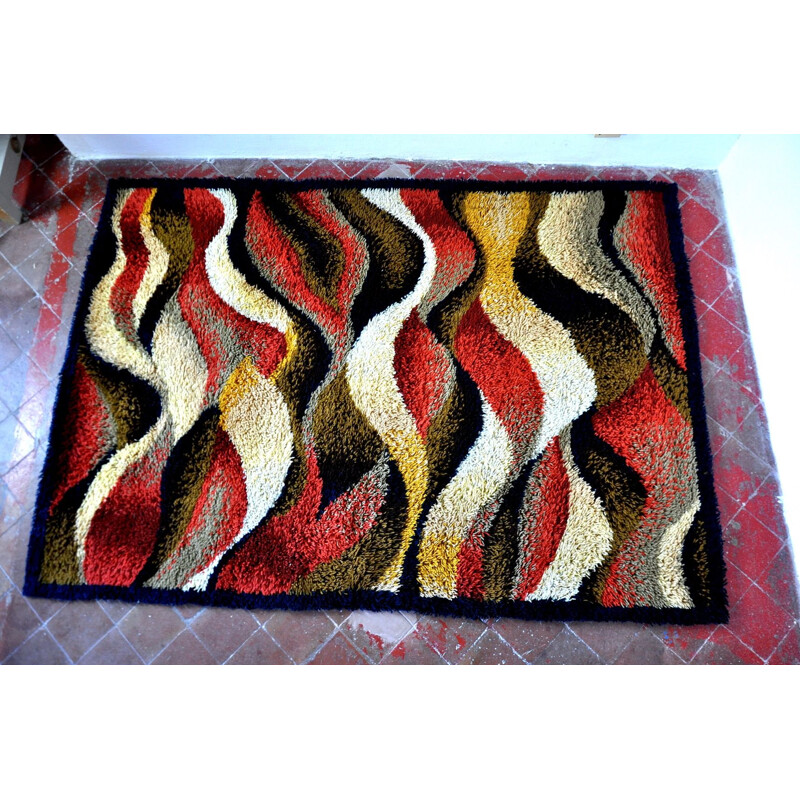 Vintage wool Desso rug Holland 1970s