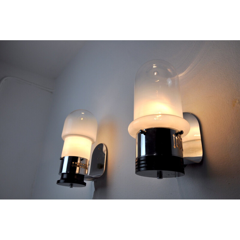 Pair of vintage wall lights Italy 1960s