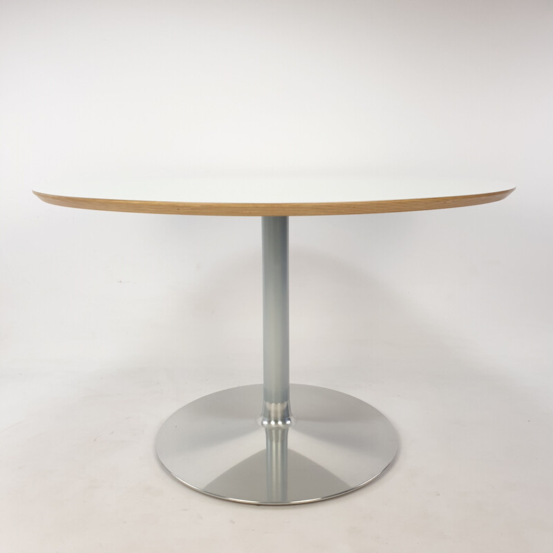 Vintage table round by Pierre Paulin for Artifort 1980s