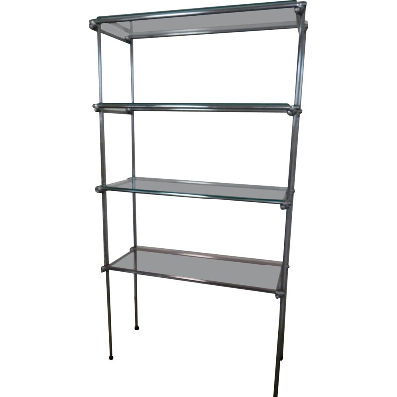 Vintage chrome plated display shelf