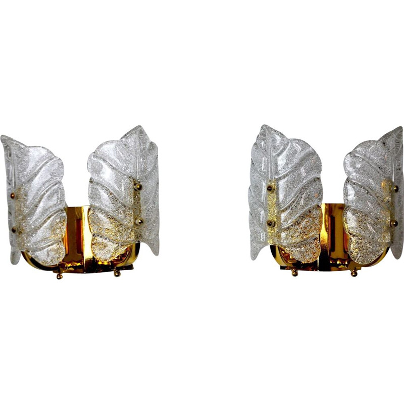 Pair of vintage sconces by Carl Fagerlund Austria 1970s