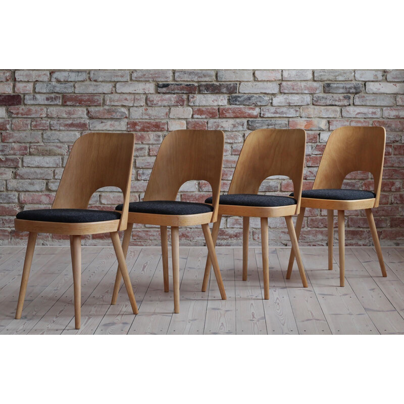 Ensemble de 8 chaises vintage par Oswald Haerdtl 1950
