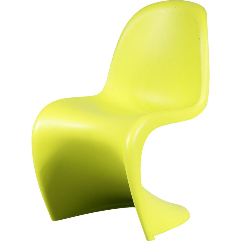 Silla infantil vintage de Verner Panton para Vitra Alemania 1960