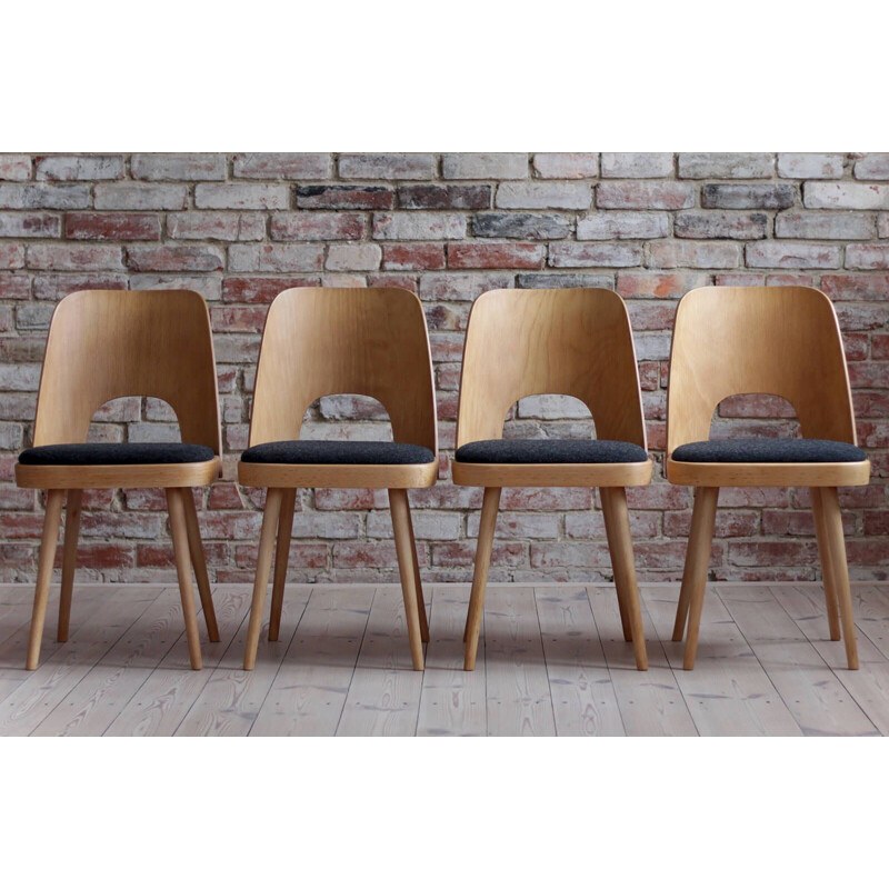 Set of 6 vintage chairs by Oswald Haerdtl 1950s