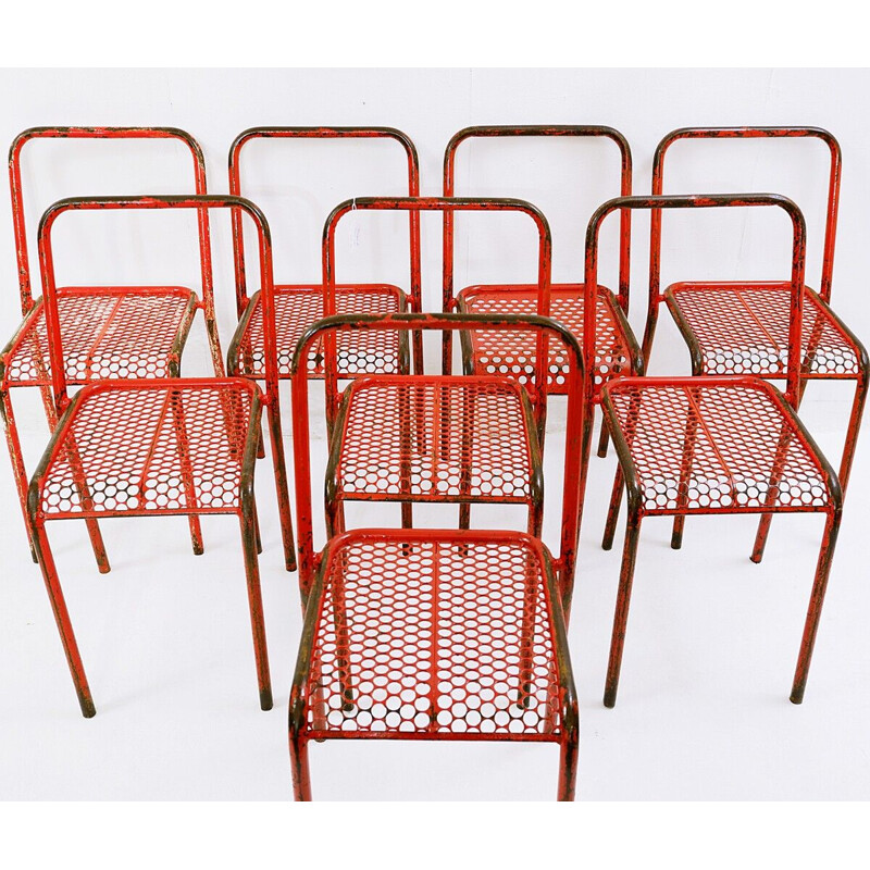 Vintage chairs by René Malaval France 1950s