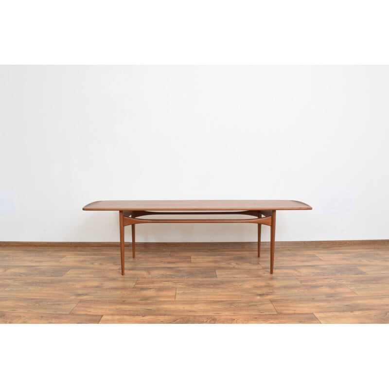 Vintage teak coffee table by Tove Kindt-Larsen 1960s