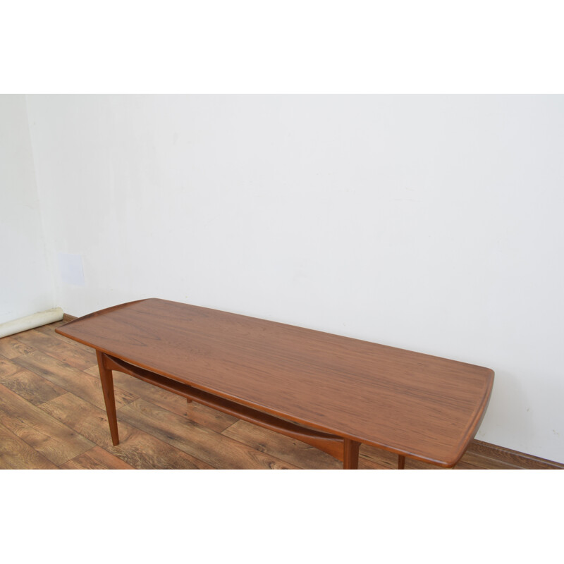 Vintage teak coffee table by Tove Kindt-Larsen 1960s