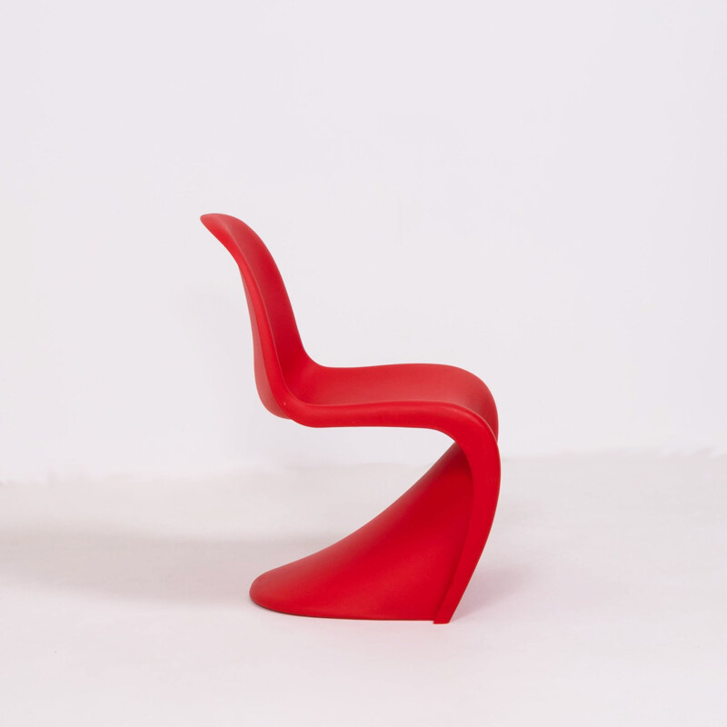 Vintage red chair by Verner Panton for Vitra