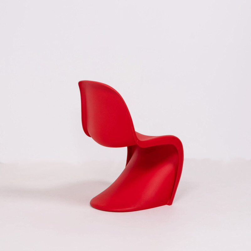 Silla roja vintage de Verner Panton para Vitra