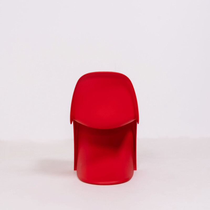 Vintage red chair by Verner Panton for Vitra