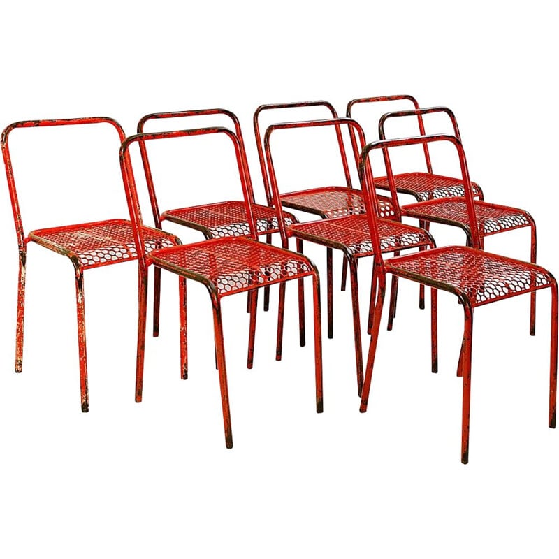 Vintage chairs by René Malaval France 1950s