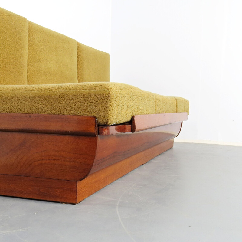 Vintage folding sofa by Jindrich Halabala
