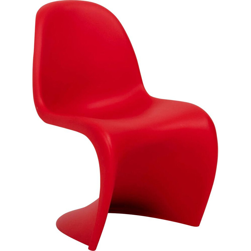 Cadeira de vindima vermelha de Verner Panton para Vitra