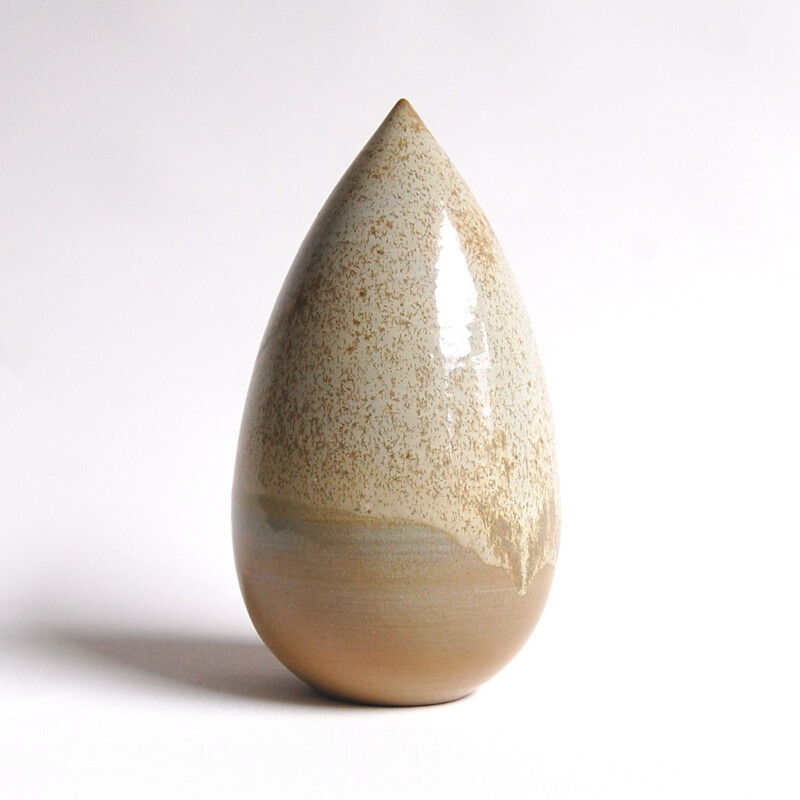 Vintage ceramic in the shape of a drop by Antonio Lampecco 1990s